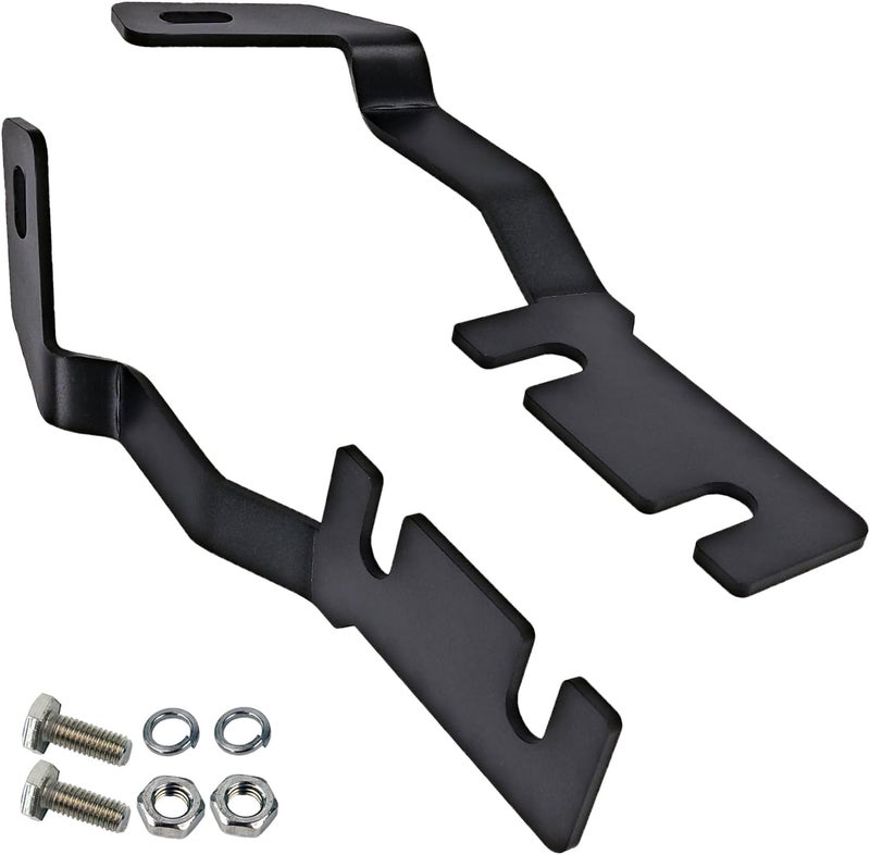 DarSeity Low Profile Mount Hood Hinges Ditch Light Brackets for Ford Ranger 2019-2023, for Auxiliary Off-Road Lighting - Image 1